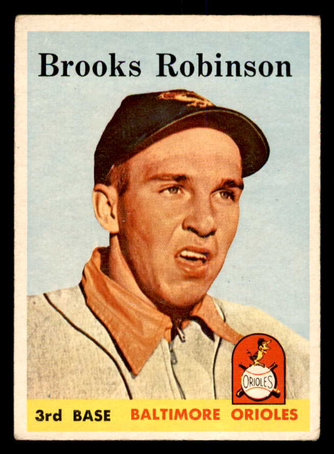 1958 Topps Baseball #307 Brooks Robinson Orioles VG-EX 538884