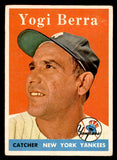 1958 Topps Baseball #370 Yogi Berra Yankees VG-EX 538885