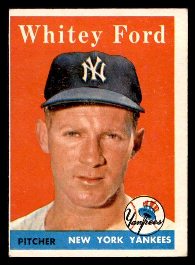 1958 Topps Baseball #320 Whitey Ford Yankees VG-EX 538887