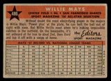1958 Topps Baseball #486 Willie Mays A.S. Giants VG-EX 538890