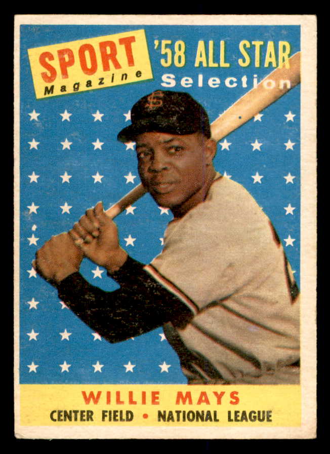 1958 Topps Baseball #486 Willie Mays A.S. Giants VG-EX 538891