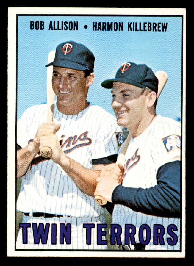 1967 Topps Baseball #334 Harmon Killebrew Bob Allison NR-MT 538898