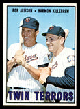 1967 Topps Baseball #334 Harmon Killebrew Bob Allison NR-MT 538898