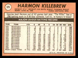 1969 Topps Baseball #375 Harmon Killebrew Twins NR-MT 538910