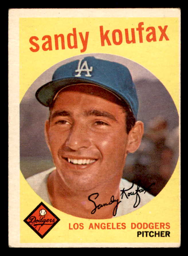 1959 Topps Baseball #163 Sandy Koufax Dodgers VG-EX 538913