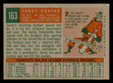 1959 Topps Baseball #163 Sandy Koufax Dodgers VG-EX 538914