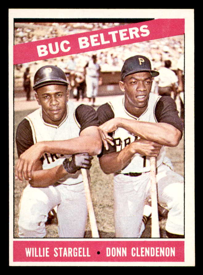 1966 Topps Baseball #099 Willie Stargell Donn Clendenon NR-MT 538915