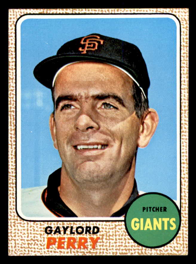 1968 Topps Baseball #085 Gaylord Perry Giants EX-MT 538917