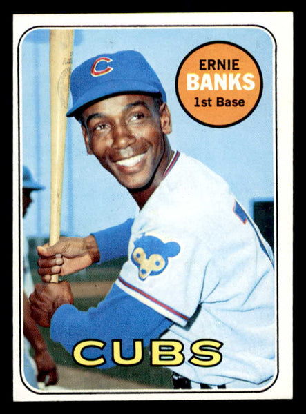 1969 Topps Baseball #020 Ernie Banks Cubs NR-MT 538921