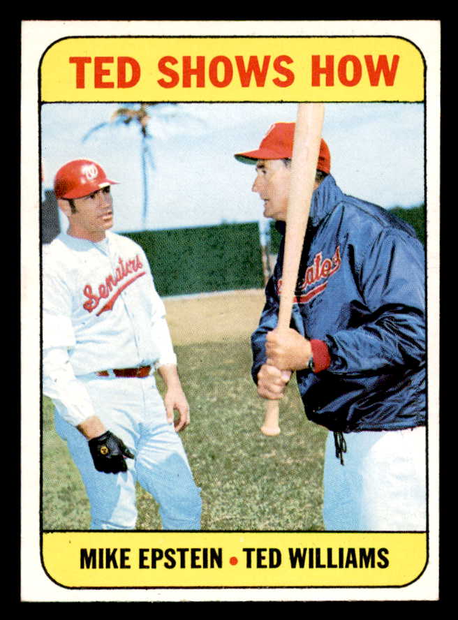 1969 Topps Baseball #539 Ted Williams Mike Epstein NR-MT 538929