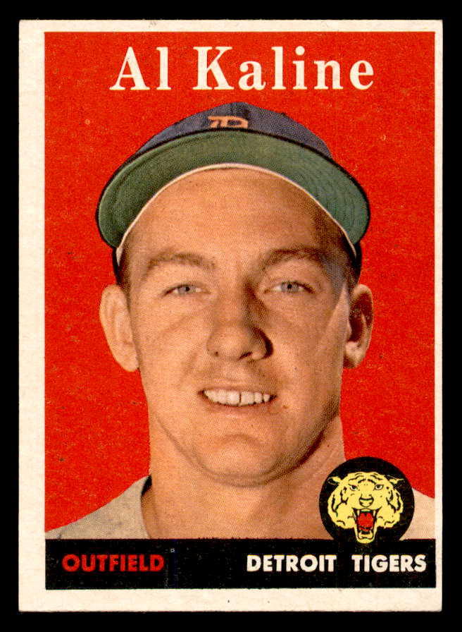 1958 Topps Baseball #070 Al Kaline Tigers EX+/EX-MT 538943