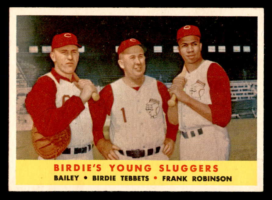 1958 Topps Baseball #386 Frank Robinson Ed Bailey EX-MT 538946