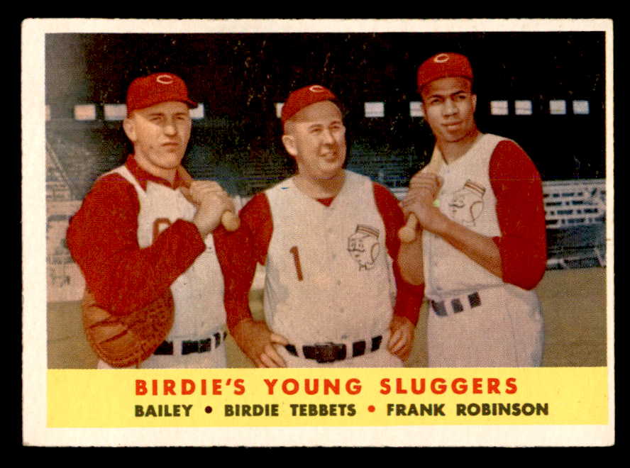 1958 Topps Baseball #386 Frank Robinson Ed Bailey EX 538947