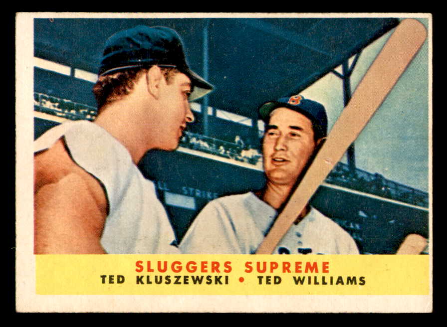 1958 Topps Baseball #321 Ted Williams Ted Kluszewski EX 538949