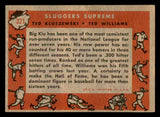 1958 Topps Baseball #321 Ted Williams Ted Kluszewski EX-MT 538950