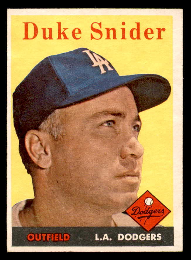 1958 Topps Baseball #088 Duke Snider Dodgers EX-MT 538953