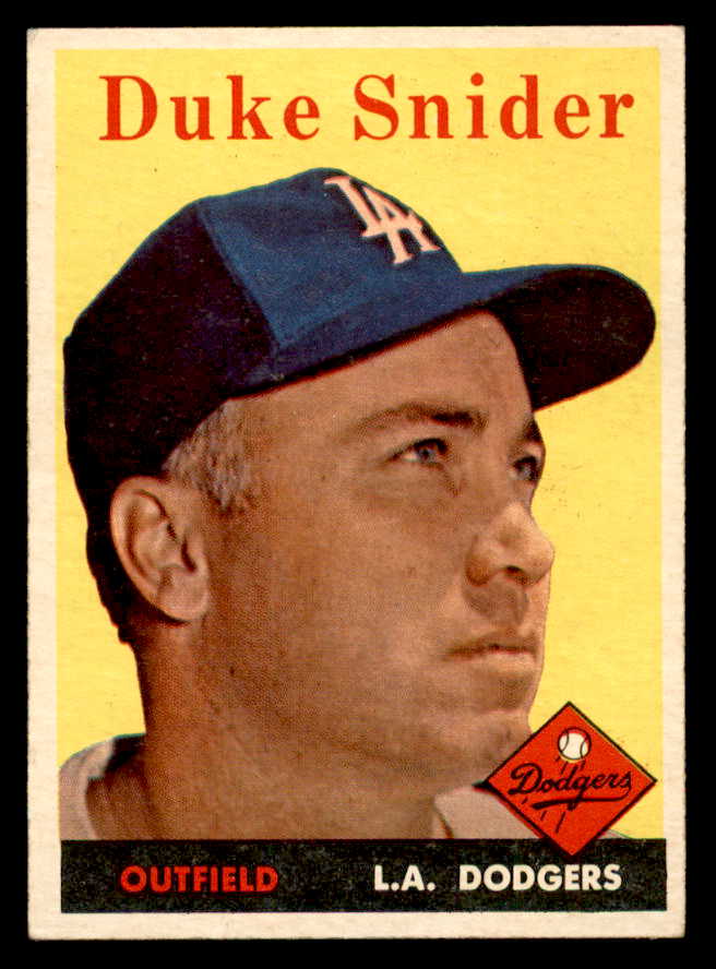 1958 Topps Baseball #088 Duke Snider Dodgers EX-MT 538954