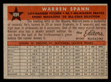 1958 Topps Baseball #494 Warren Spahn A.S. Braves EX-MT 538958