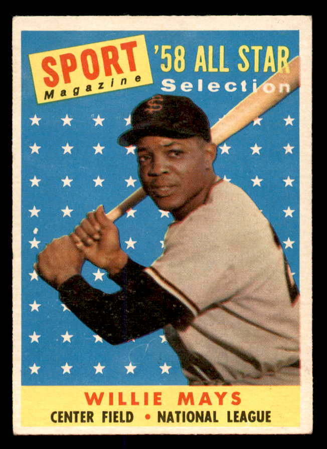1958 Topps Baseball #486 Willie Mays A.S. Giants EX-MT 538960