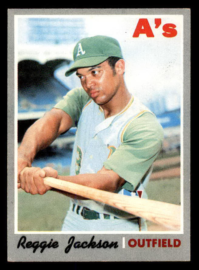 1970 Topps Baseball #140 Reggie Jackson A's EX 538965