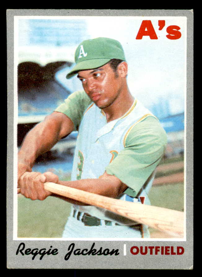 1970 Topps Baseball #140 Reggie Jackson A's EX 538966