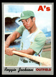 1970 Topps Baseball #140 Reggie Jackson A's EX 538966