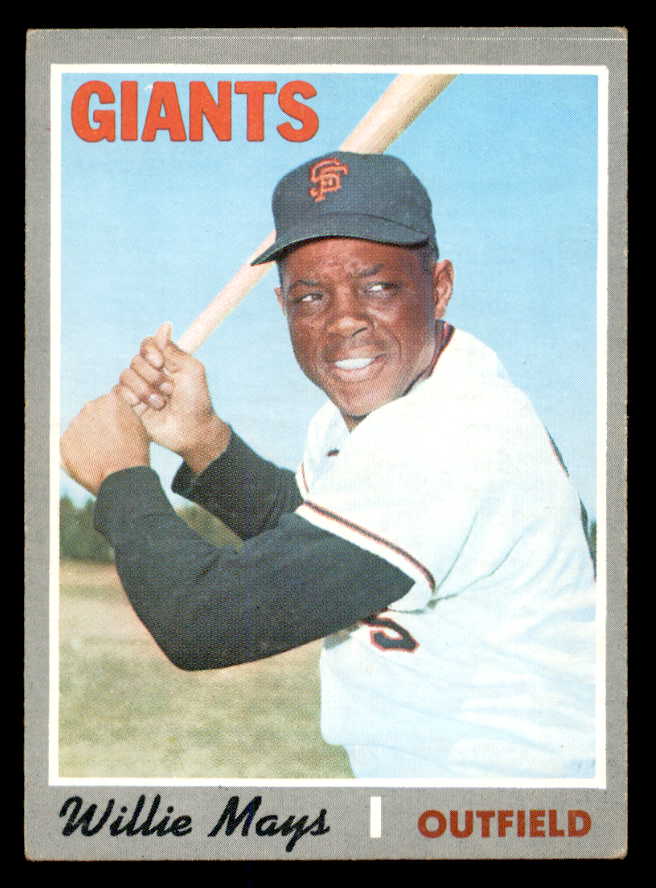 1970 Topps Baseball #600 Willie Mays Giants EX 538967
