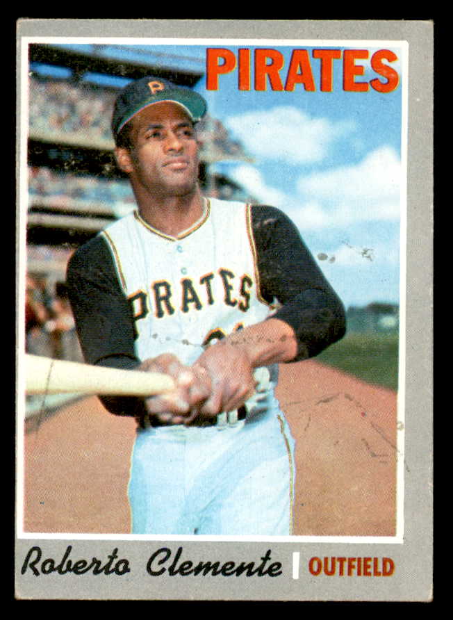 1970 Topps Baseball #350 Roberto Clemente Pirates EX 538974
