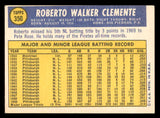 1970 Topps Baseball #350 Roberto Clemente Pirates EX 538974