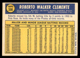 1970 Topps Baseball #350 Roberto Clemente Pirates EX+/EX-MT 538976