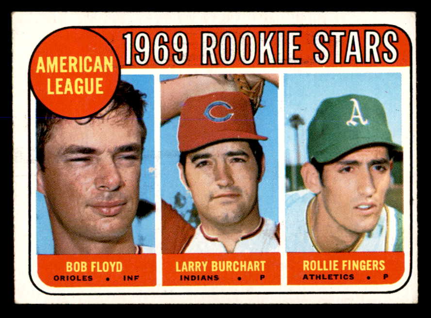 1969 Topps Baseball #597 Rollie Fingers A's EX+/EX-MT 538977