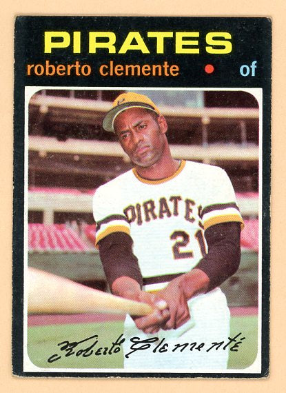 1971 Topps Baseball #630 Roberto Clemente Pirates VG-EX 538980