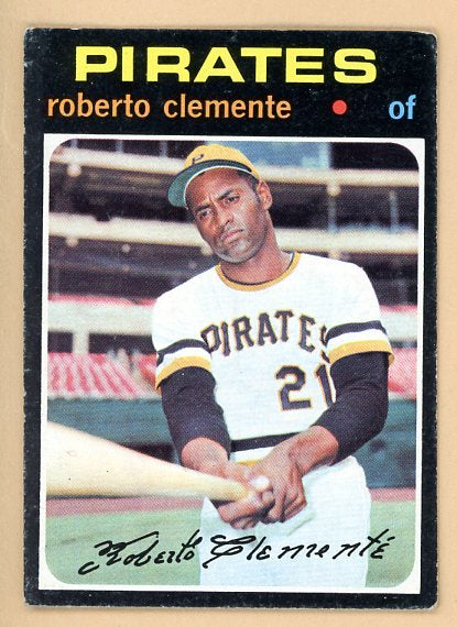 1971 Topps Baseball #630 Roberto Clemente Pirates VG-EX 538981