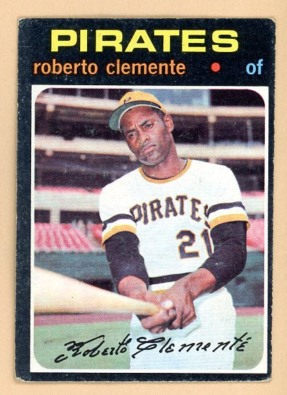 1971 Topps Baseball #630 Roberto Clemente Pirates VG-EX 538982