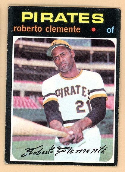 1971 Topps Baseball #630 Roberto Clemente Pirates VG-EX 538983