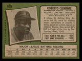 1971 Topps Baseball #630 Roberto Clemente Pirates VG-EX 538983