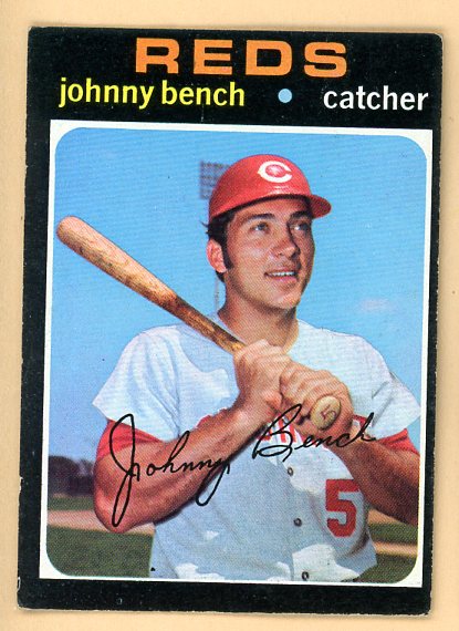 1971 Topps Baseball #250 Johnny Bench Reds EX 538984