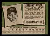 1971 Topps Baseball #250 Johnny Bench Reds EX 538984