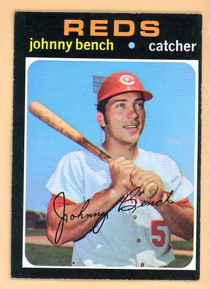 1971 Topps Baseball #250 Johnny Bench Reds EX-MT 538985