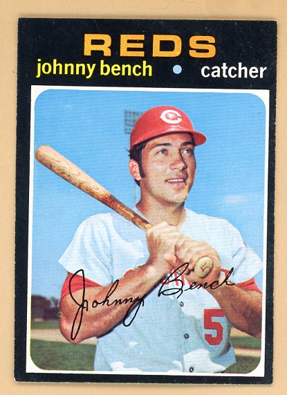 1971 Topps Baseball #250 Johnny Bench Reds EX-MT 538986