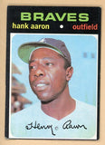 1971 Topps Baseball #400 Hank Aaron Braves EX 538987