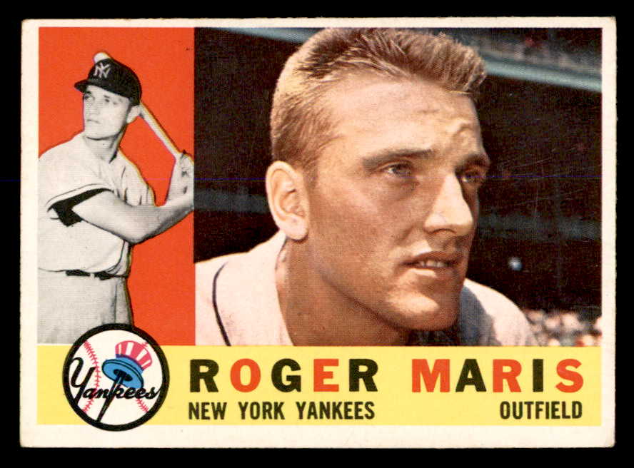 1960 Topps Baseball #377 Roger Maris Yankees VG-EX 538990