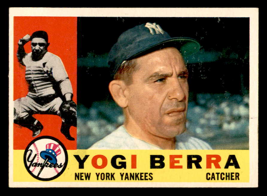 1960 Topps Baseball #480 Yogi Berra Yankees EX 538993