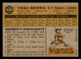1960 Topps Baseball #480 Yogi Berra Yankees EX 538993