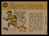 1960 Topps Baseball #566 Hank Aaron A.S. Braves EX-MT 538996