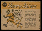 1960 Topps Baseball #566 Hank Aaron A.S. Braves EX 538997