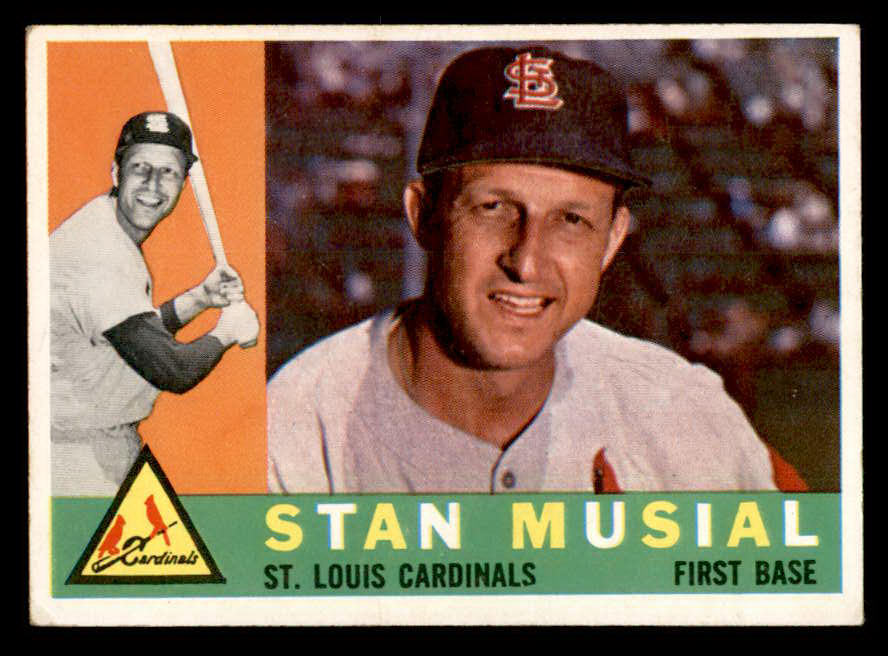 1960 Topps Baseball #250 Stan Musial Cardinals VG-EX 539000