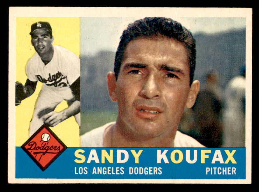 1960 Topps Baseball #343 Sandy Koufax Dodgers EX-MT 539001