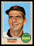 1968 Topps Baseball #085 Gaylord Perry Giants NR-MT 539009