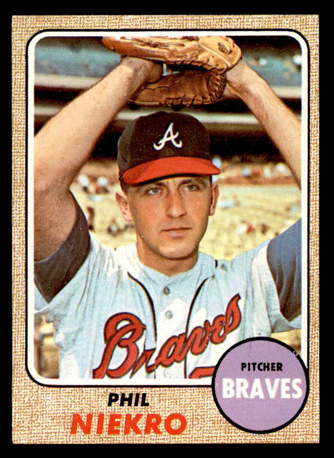 1968 Topps Baseball #257 Phil Niekro Braves NR-MT 539012